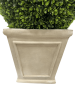 23" Ball Topiary in Square Pot, Artificial Faux Plant for indoor and outdoor