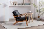 COOLMORE Wood Frame Armchair, Modern Accent Chair Lounge Chair for Living Room