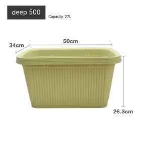 Extra Large Flowerpot Family Balcony Vegetables (Option: Light Green Kitchen Sink 500)