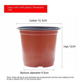 Plastic Nutrition Feeding Block Planting And Transplanting Pot Fall Not Bad Seedling Cup (Option: 140 Model-50 Pack)