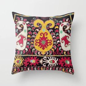 Ethnic Minimalist Style Sofa Cushion (Option: BZ3015 14-45x45cm)