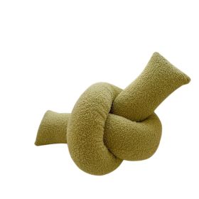 Special-shaped Pillow Sofa Cushion Long Bedside Soft Cushion (Option: Twist Matcha-See Details)