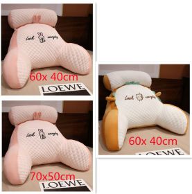 Sofa Fluffy Cushion Luncheon Pillow Triangle Reading Cushion Bedside Soft Large Backrest Lumbar Cushion Office Chair Cushion (Option: Set11)