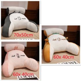 Sofa Fluffy Cushion Luncheon Pillow Triangle Reading Cushion Bedside Soft Large Backrest Lumbar Cushion Office Chair Cushion (Option: Set26)