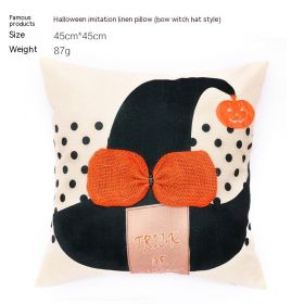 Applique Pillow Case Living Room Sofa Party Pillow (Option: Wizard's Hat-45x45cm)