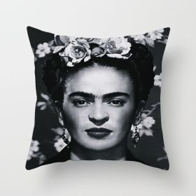 New Self-painted Cushion Cover Pillowcase (Option: DRD808-45x45cm)