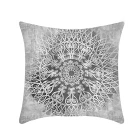 Mandala Ethnic Print Bolster (Option: Mtl 06p013-Single Surface With Core)