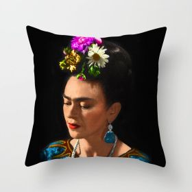 New Self-painted Cushion Cover Pillowcase (Option: DRD8019-45x45cm)