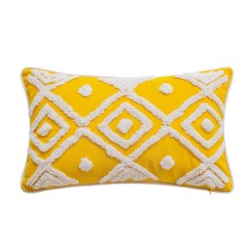 Minimalist Retro Home Pillow Cover (Option: Yellow Diamond-30x50cm Without Core)