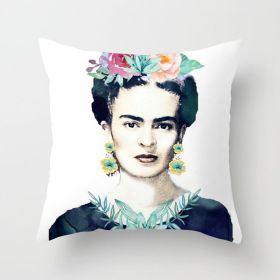 New Self-painted Cushion Cover Pillowcase (Option: DRD8011-45x45cm)