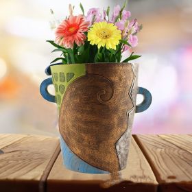 Outdoor Courtyard Crafts Funny Flowerpot Decoration (Option: Antique Style)