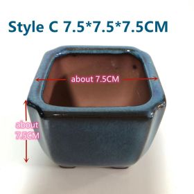 5 Styles Fashion Chinese Style Bonsai Pots Breathable (Option: Style C)