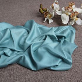 100s Tencel Square Pillow Cushion Solid Color Sofa Pillow Cover (Option: Lake Blue-60 X60CM Without Core)