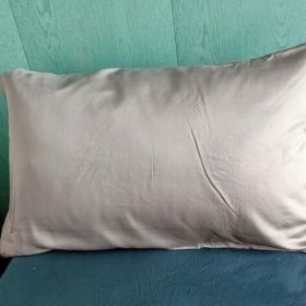 100s Tencel Square Pillow Cushion Solid Color Sofa Pillow Cover (Option: Deep Khaki-60 X60CM Without Core)